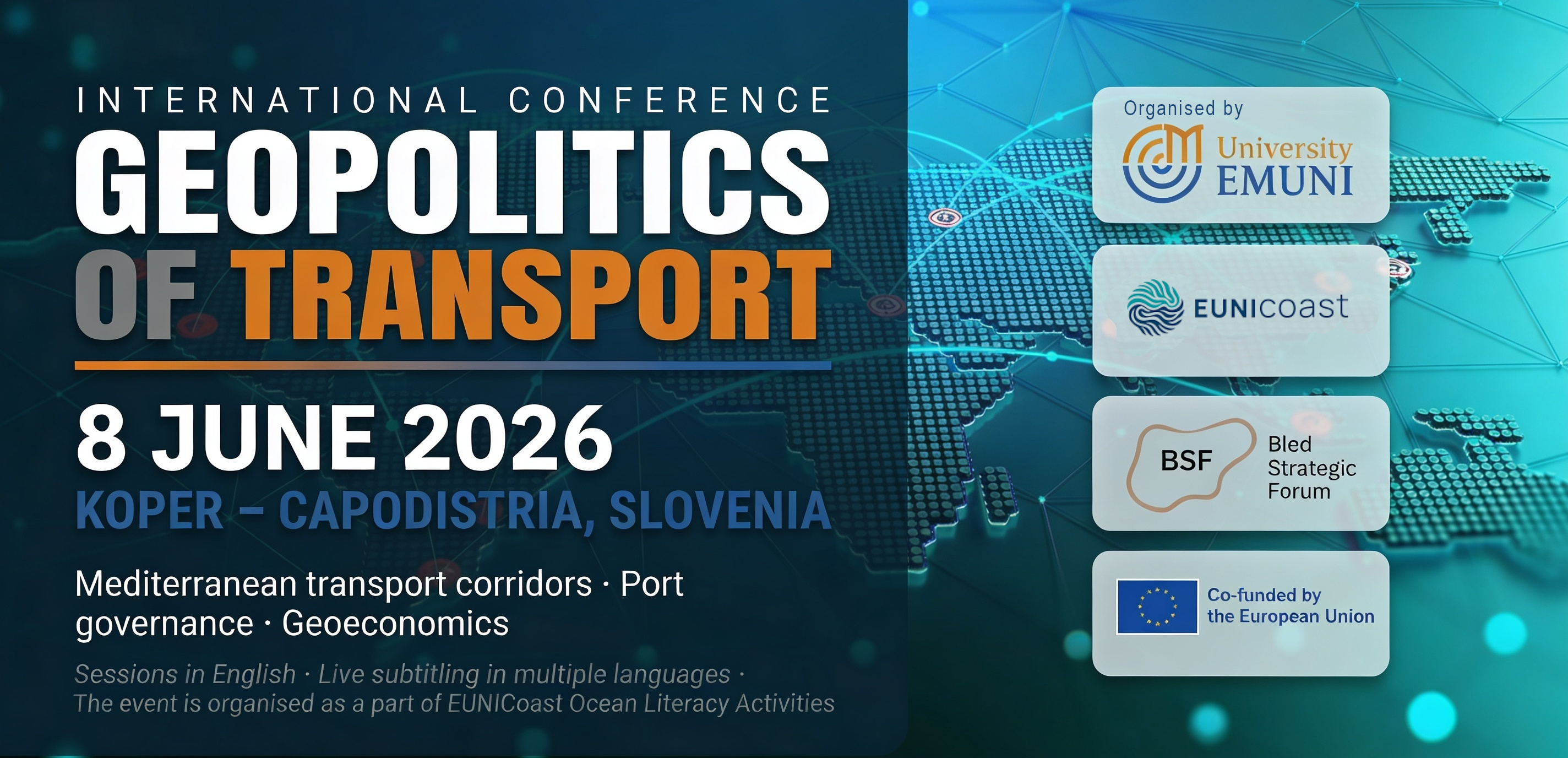 Geopolitics of Transport – International Conference, 8 June 2026, Koper – Capodistria