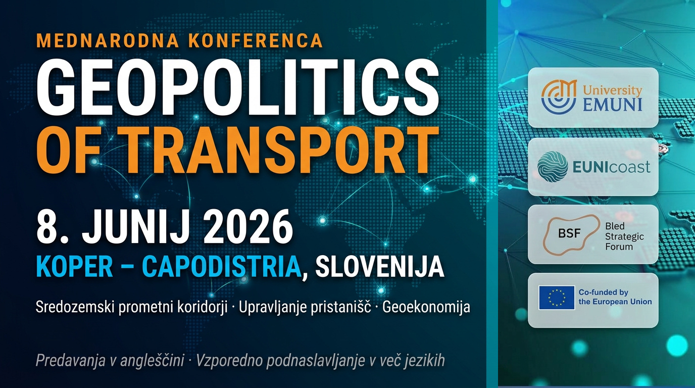 Geopolitika prometa – mednarodna konferenca, 8. junij 2026, Koper – Capodistria